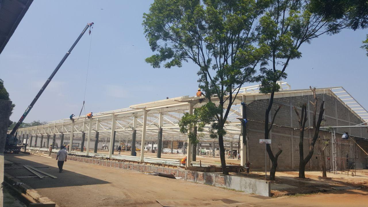 PT. Indonesia Taroko Textile: Large industrial roofing with KMB KOKOHTRIM system